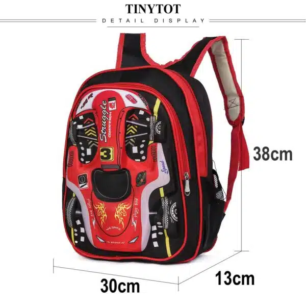 tinytot 10 ltrs red-4 school backpack