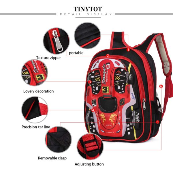 Tinytot 10 Ltrs Red-4 School Backpack tinytot 10 ltrs red-4 school backpack