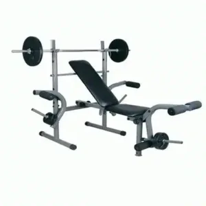 Multifunctional Weight Bench With 50kg Barbell