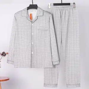 men's long sleeve pyjamas sets