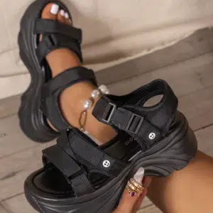 Screenshot 2024 08 30 at 14 01 34 Ladies Shoes on Sale 2024 New One word Buckle Women's Sandals Summer Open Toe High Heels Water Proof Casual Daily Sandals Women AliExpress 322