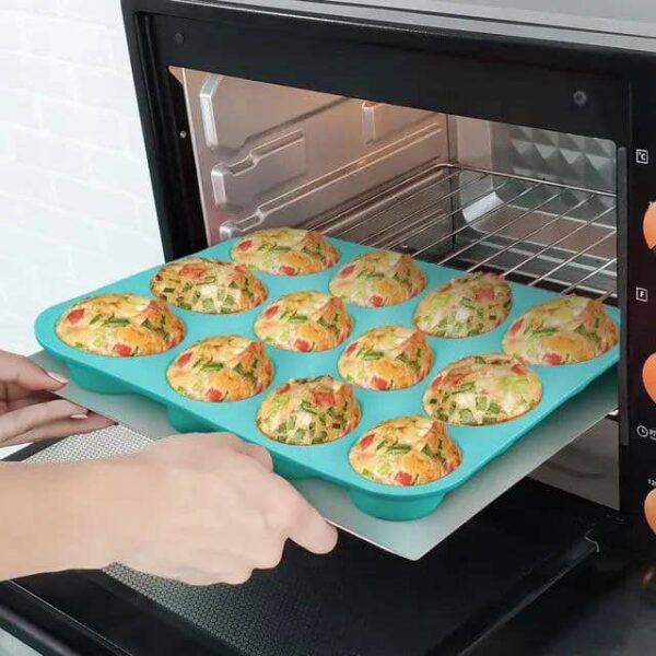 silicon cupcakes baking mould