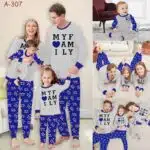 matching family cotton  pajamas set