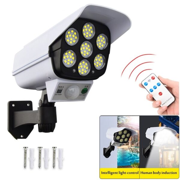 solar security motion sensor light