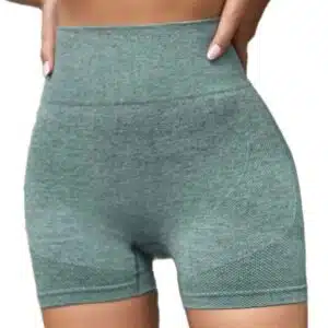 Ladies High Waisted Gym Shorts