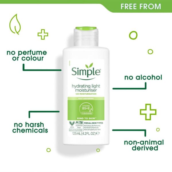 simple hydrating light moisturizer 125ml