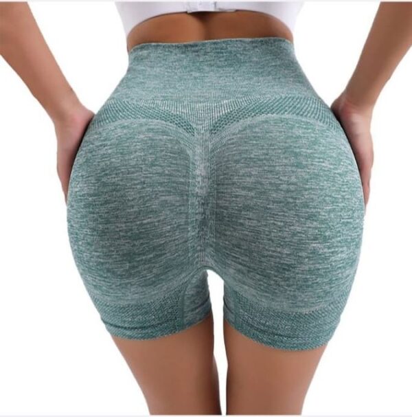 ladies high waisted gym shorts