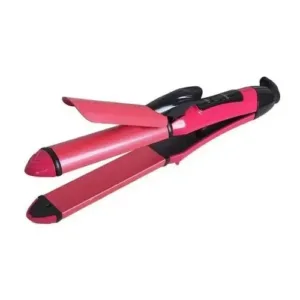 2 in one hair curler & straightener