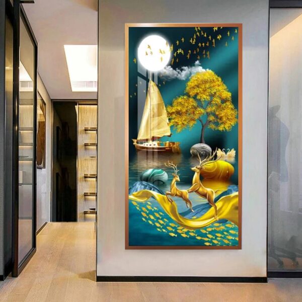 crystal porcelain painting 20 x 24