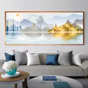 Luxurious Crystal Porcelain Painting