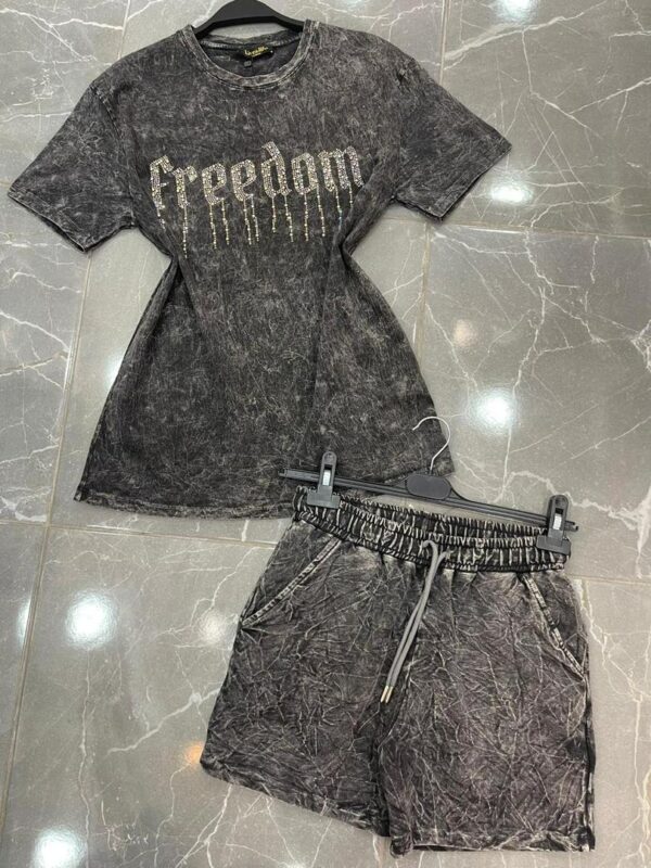 women casual tshirt and short set