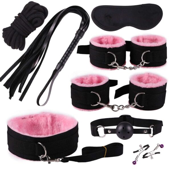8 pcs:set adult bondage kit