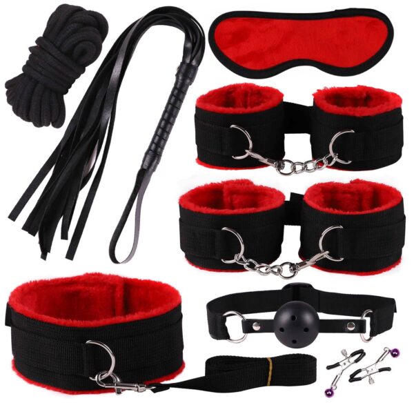 8 pcs:set adult bondage kit