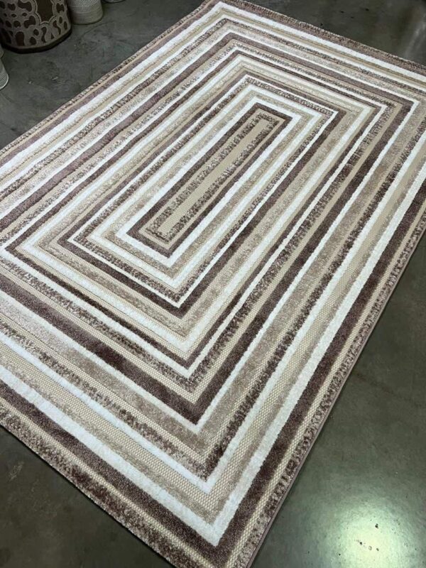 rectangular patterned center rug