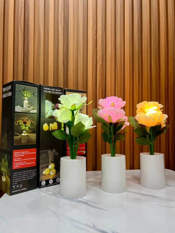 rose flower night light 4