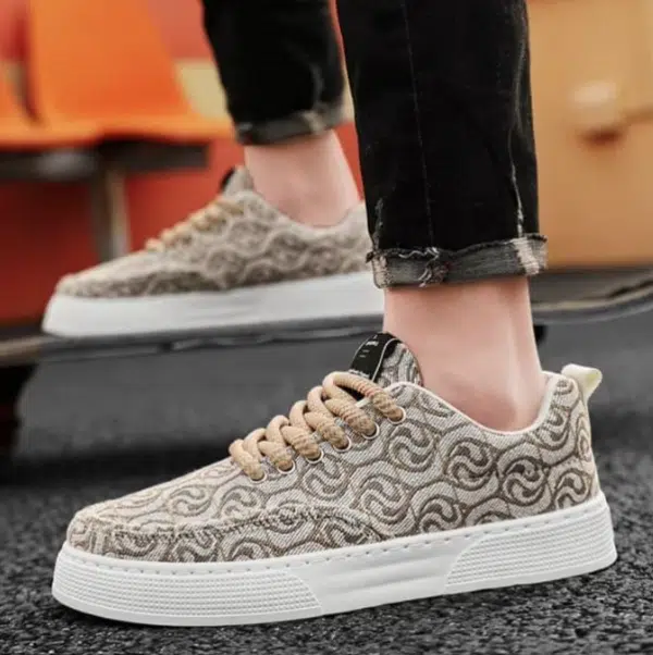 men's breathable low-top canvas shoes