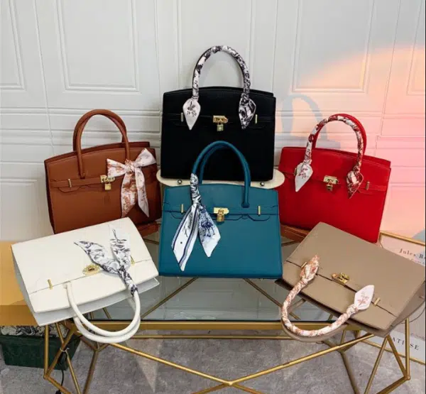 ladies designer leather handbag