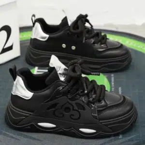 Men Breathable Non-slip Platform Sneakers