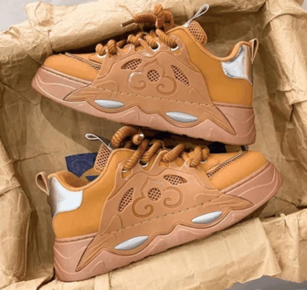 men breathable non-slip platform sneakers