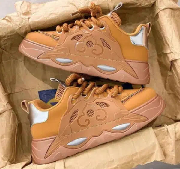 men breathable non-slip platform sneakers