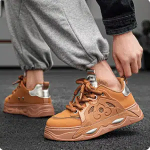 Men Breathable Non-slip Platform Sneakers