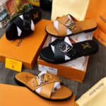 Men’s Designer Leather Palm Slippers