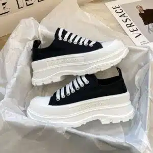 women canvas platform sneakers