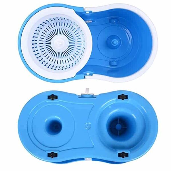 microfiber mop with magic spin bucket