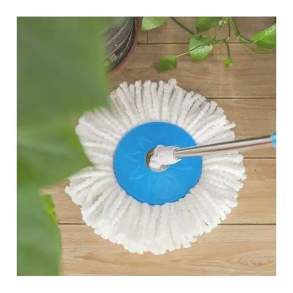 microfiber mop with magic spin bucket