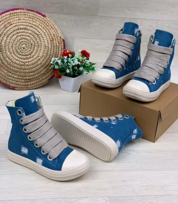 high top leather sneakers