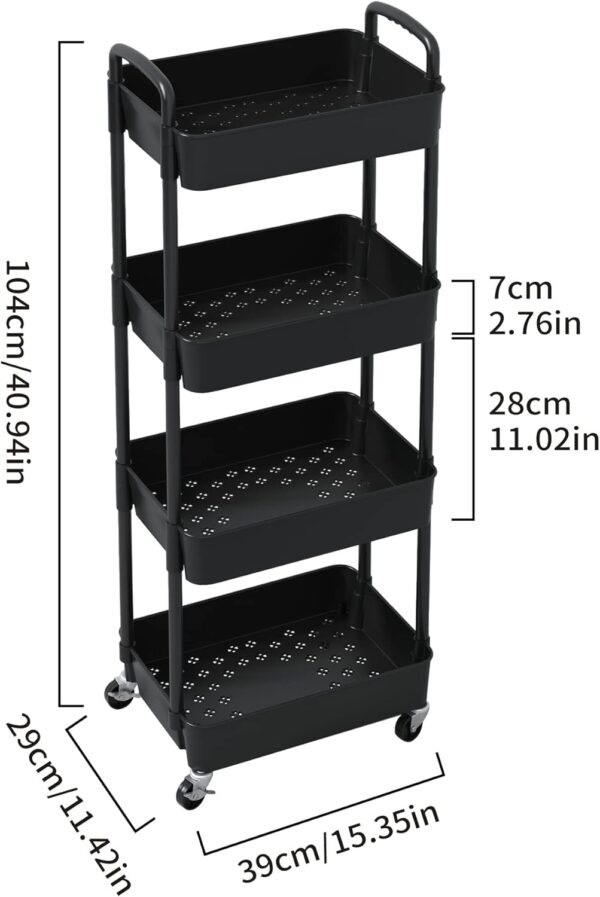 multi-functional storage trolley