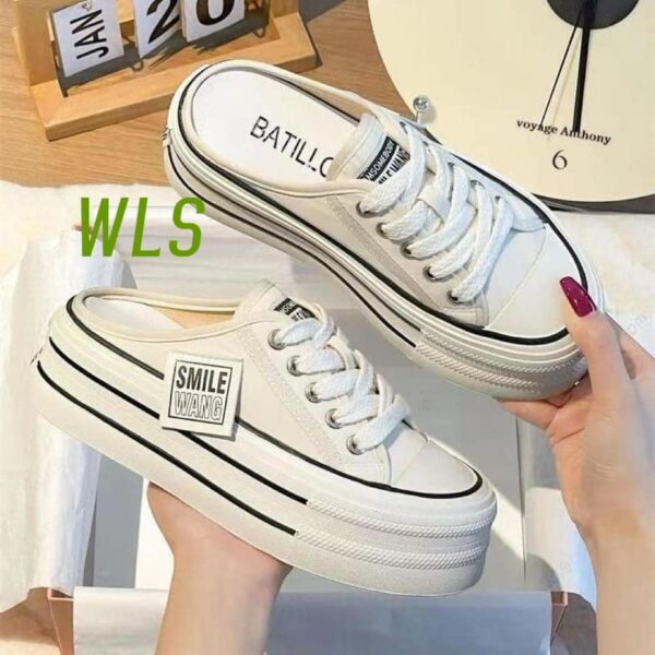 women's new canvas half sneakers