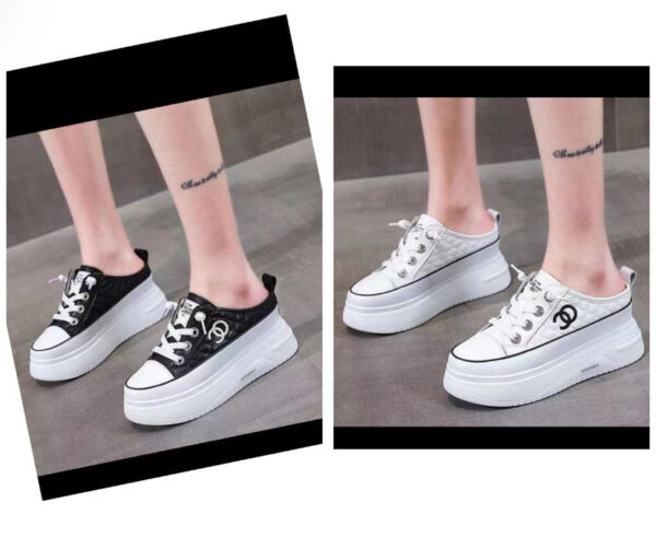 women's new canvas half sneakers