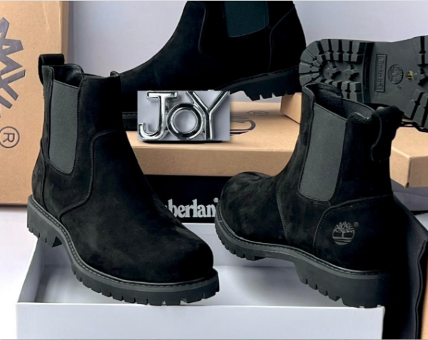 rugged suede ankle boots