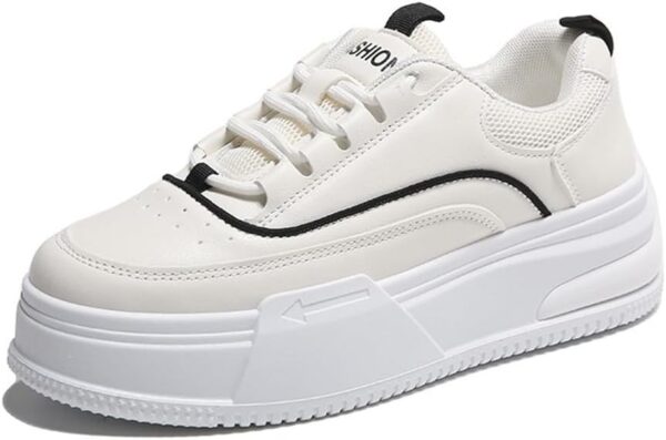 women lace up low top sneakers