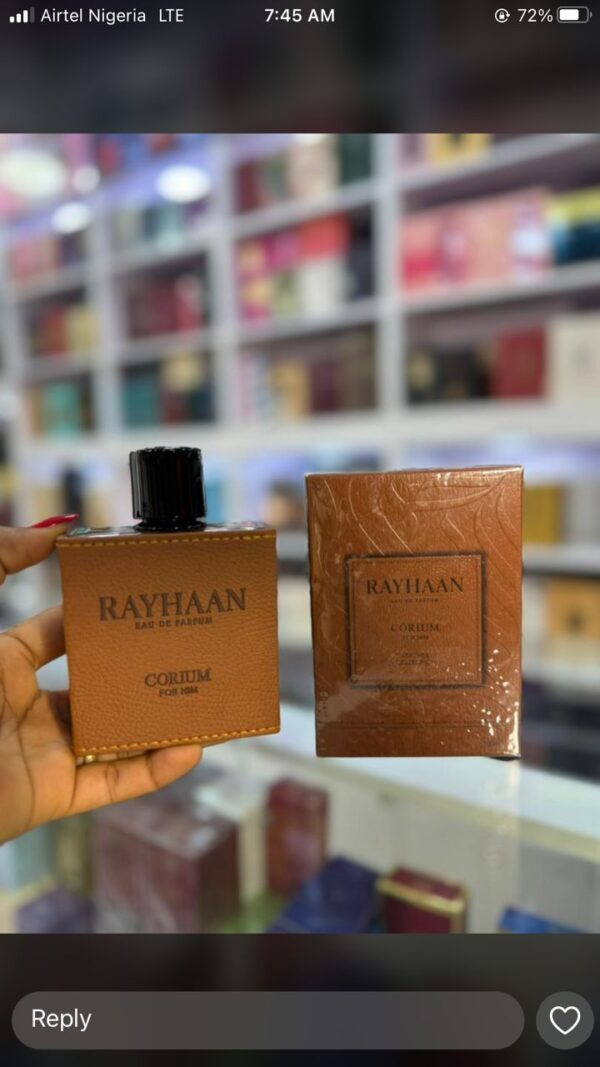rayhaan corium leather collection edp for him