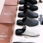 Men Designer Pattern Design Half Shoe