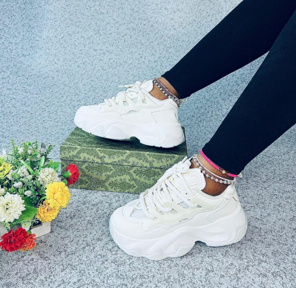 fashion women chunky platform sneakers