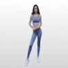 Color Block Women Active Wear Set (1)