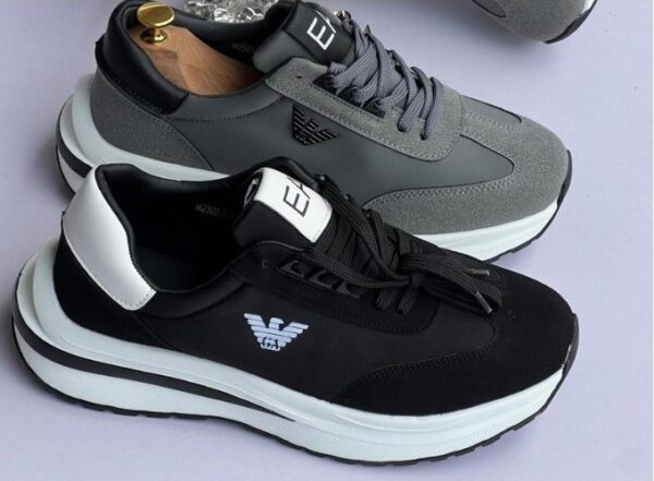men lace-up fashion sneakers