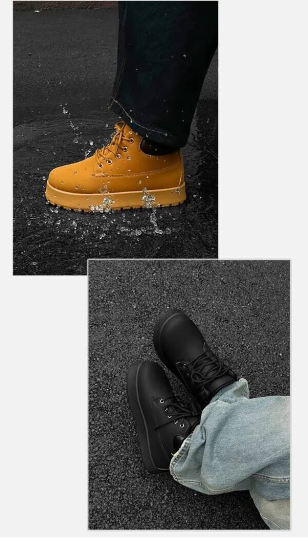 men fashion moon boots