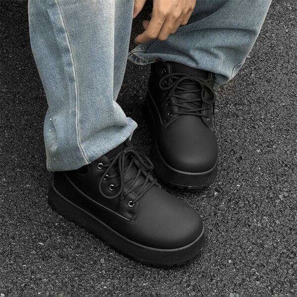 men fashion moon boots
