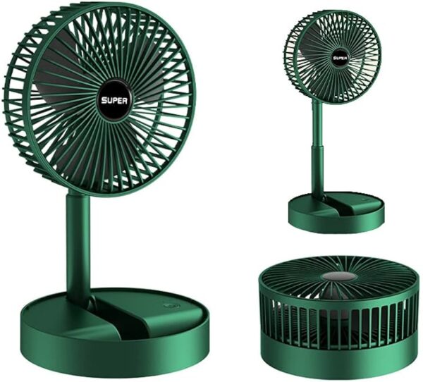 folding storage rechargeable fan
