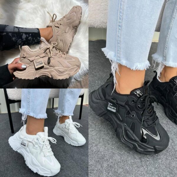 women leisure sports chunky sneakers