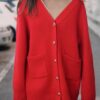 Women Oversized Wool Cardigan