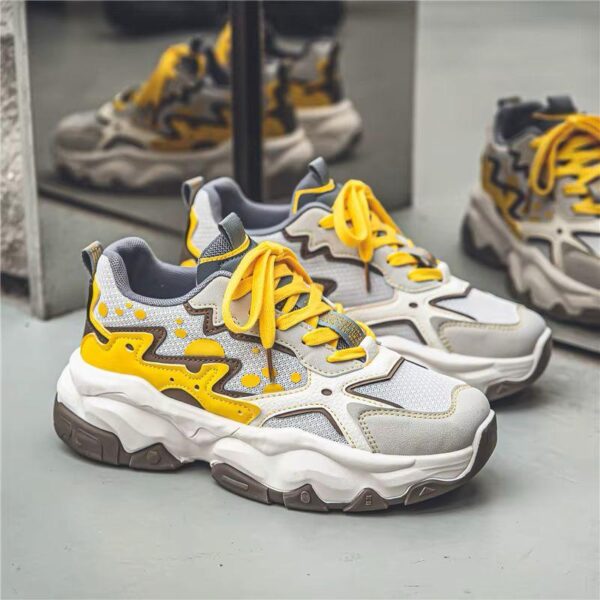 men fashion chunky non-slip sneakers