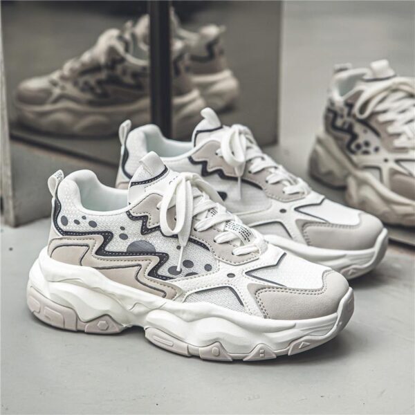 men fashion chunky non-slip sneakers