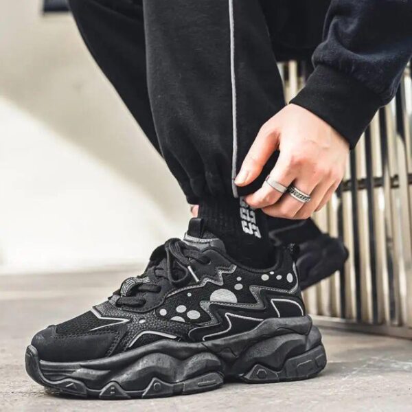 men fashion chunky non-slip sneakers