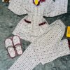 Unisex 3pcs Slippers and Pyjamas
