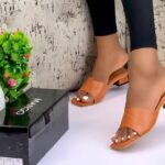 Women Block Heels Slippers